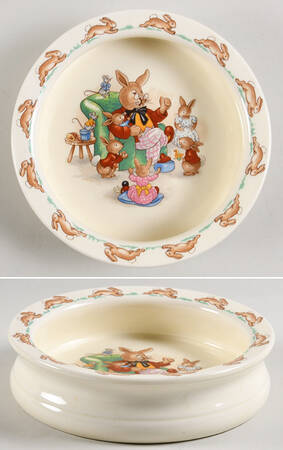 Bunnykins (Albion Shape) 6" Round Baby Plate