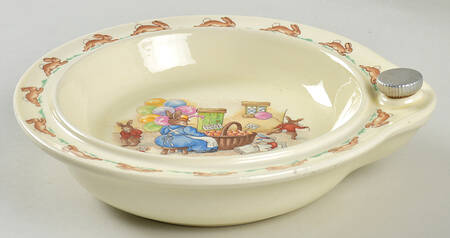 Bunnykins (Albion Shape) Plate-Hot Water/No Cover