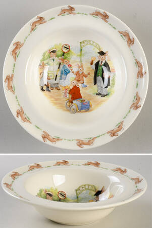 Bunnykins (Albion Shape) Rim Fruit/Dessert (Sauce) Bowl