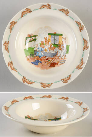 Bunnykins (Albion Shape) Rim Fruit/Dessert (Sauce) Bowl