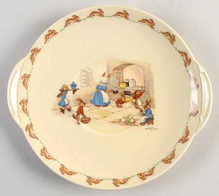 Bunnykins (Albion Shape) Handled Cake Plate