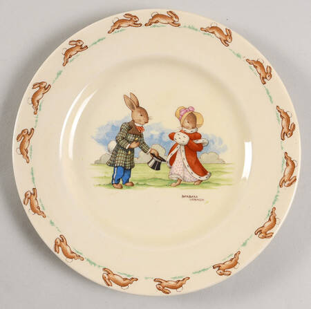 Bunnykins (Albion Shape) Dessert/Pie Plate