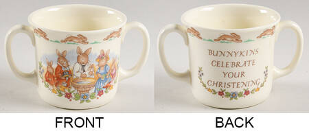 Bunnykins (Albion Shape) 2 Handled Christening Hug a Mug