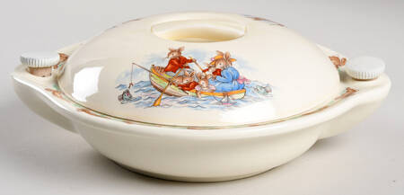 Bunnykins (Albion Shape) Hot Water Plate & Cover