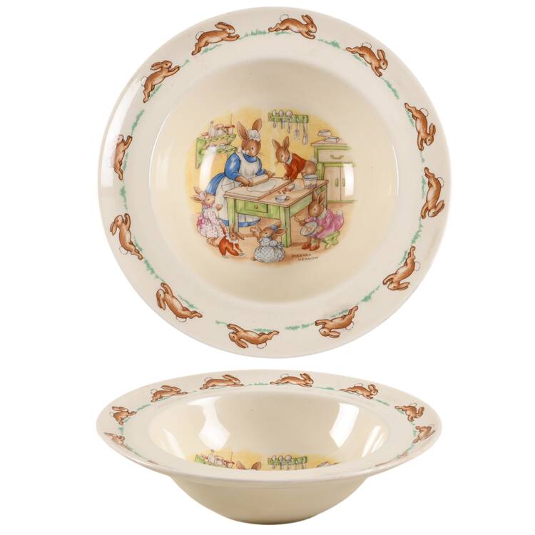 Bunnykins (Albion Shape) Rim Fruit/Dessert (Sauce) Bowl