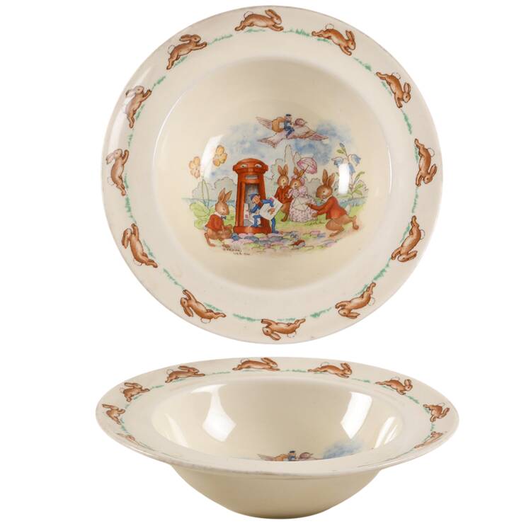 Bunnykins (Albion Shape) Rim Fruit/Dessert (Sauce) Bowl