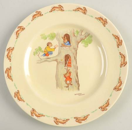 Bunnykins (Albion Shape) Pie/Dessert Plate