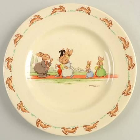 Bunnykins (Albion Shape) Pie/Dessert Plate