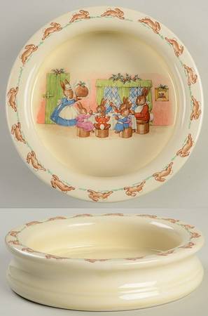 Bunnykins (Albion Shape) 7" Round Baby Plate