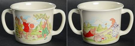 Bunnykins (Albion Shape) Melamine 2 Handled Hug a Mug