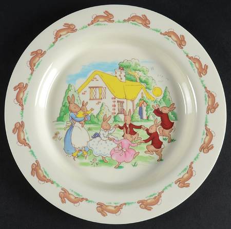 Bunnykins (Albion Shape) Melamine Baby Plate