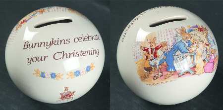 Bunnykins (Albion Shape) Christening Bank