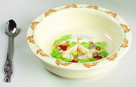 Bunnykins (Albion Shape) 2-Piece Nursery Set (Plate and Spoon)