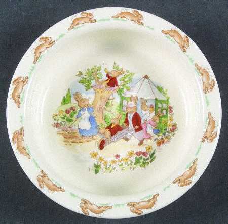 Bunnykins (Albion Shape) 6" Round Baby Plate