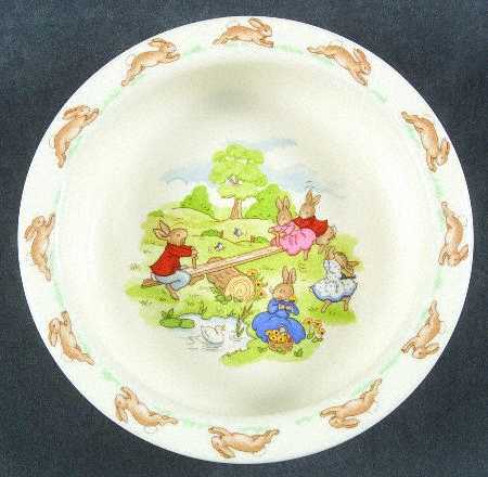 Bunnykins (Albion Shape) 6" Round Baby Plate