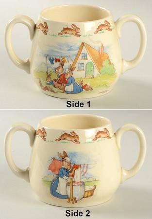 Bunnykins (Albion Shape) 2 Handle Don Mug