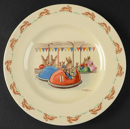 Bunnykins (Albion Shape) Dessert/Pie Plate
