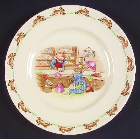 Bunnykins (Albion Shape) Dessert/Pie Plate