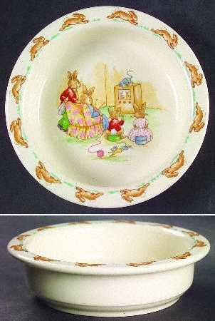 Bunnykins (Albion Shape) 6" Round Baby Plate