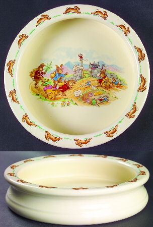 Bunnykins (Albion Shape) 7" Round Baby Plate