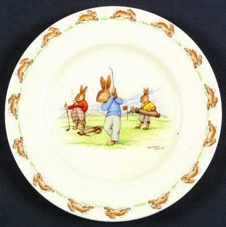 Bunnykins (Albion Shape) Dessert/Pie Plate