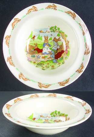 Bunnykins (Albion Shape) Rim Fruit/Dessert (Sauce) Bowl