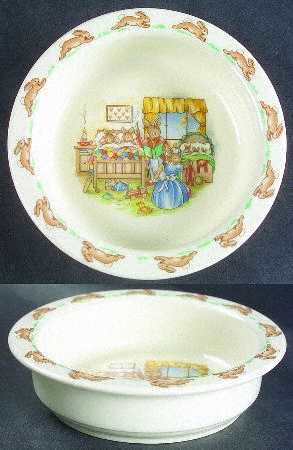 Bunnykins (Albion Shape) 6" Round Baby Plate