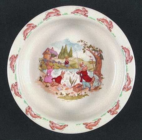 Bunnykins (Albion Shape) 6" Round Baby Plate