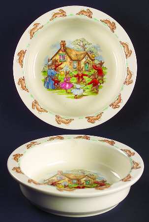 Bunnykins (Albion Shape) 6" Round Baby Plate