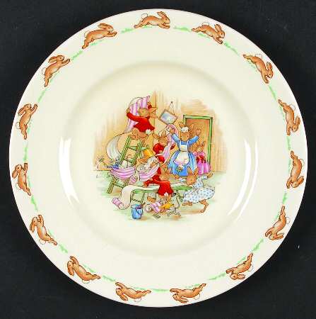 Bunnykins (Albion Shape) Dessert/Pie Plate