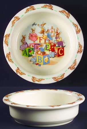 Bunnykins (Albion Shape) 6" Round Baby Plate