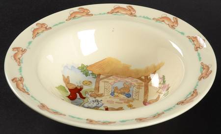 Bunnykins (Albion Shape) Rim Fruit/Dessert (Sauce) Bowl