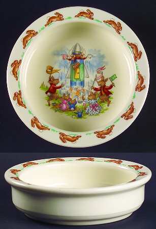 Bunnykins (Albion Shape) 6" Round Baby Plate