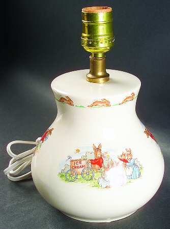 Bunnykins (Albion Shape) 13" Electric Lamp No Shade