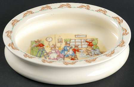 Bunnykins (Albion Shape) 8" Oval Baby Plate