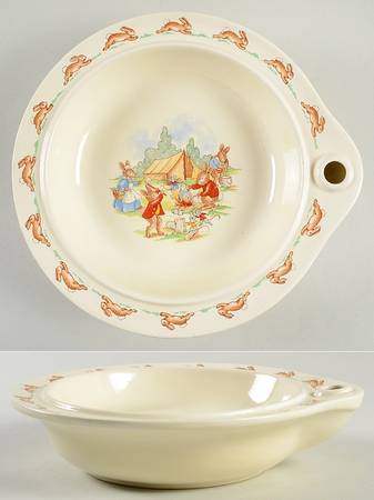 Bunnykins (Albion Shape) Plate-Hot Water/No Cover