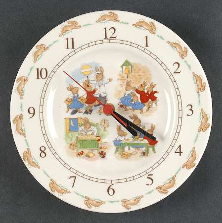 Bunnykins (Albion Shape) Teaching Clock Plate
