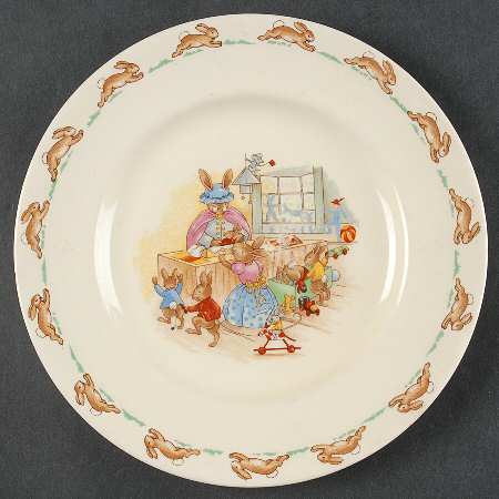 Bunnykins (Albion Shape) Dessert/Pie Plate