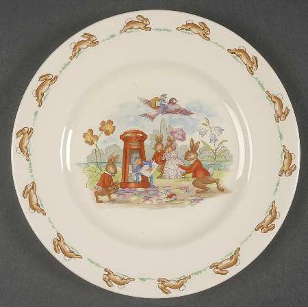 Bunnykins (Albion Shape) Dessert/Pie Plate
