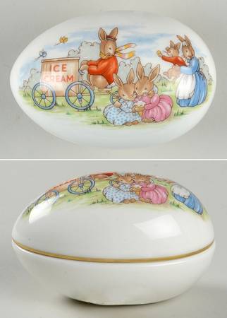 Bunnykins (Albion Shape) Egg Box & Lid