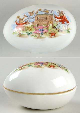 Bunnykins (Albion Shape) Large Egg Box & Lid
