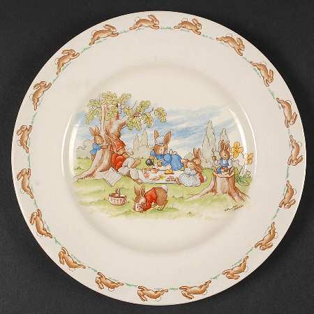 Bunnykins (Albion Shape) Salad Plate