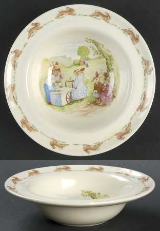 Bunnykins (Albion Shape) Rim Fruit/Dessert (Sauce) Bowl