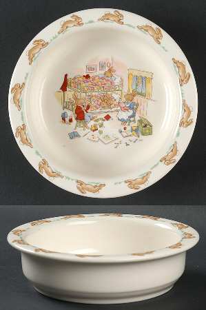 Bunnykins (Albion Shape) 6" Round Baby Plate