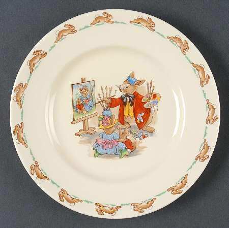 Bunnykins (Albion Shape) Dessert/Pie Plate