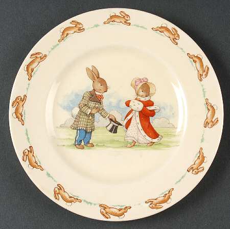 Bunnykins (Albion Shape) Bread & Butter Plate