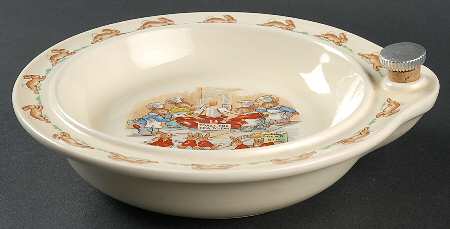 Bunnykins (Albion Shape) Plate-Hot Water/No Cover