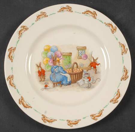 Bunnykins (Albion Shape) Dessert/Pie Plate