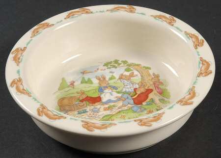 Bunnykins (Albion Shape) 6" Round Baby Plate