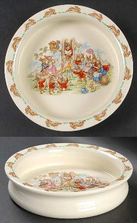Bunnykins (Albion Shape) 7" Round Baby Plate